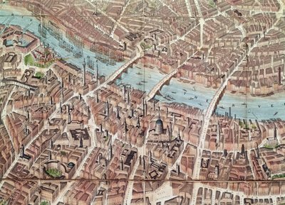 Piano di Londra verso Southwark da English School