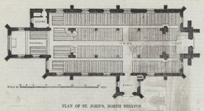 Piano di San Giovanni, North Brixton (incisione) da English School