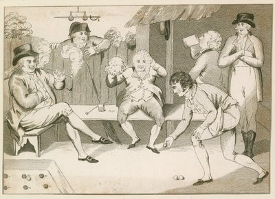 Gioco della palla. XVIII secolo da English School