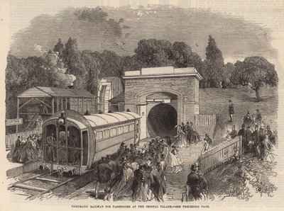 Ferrovia pneumatica per passeggeri al Crystal Palace da English School