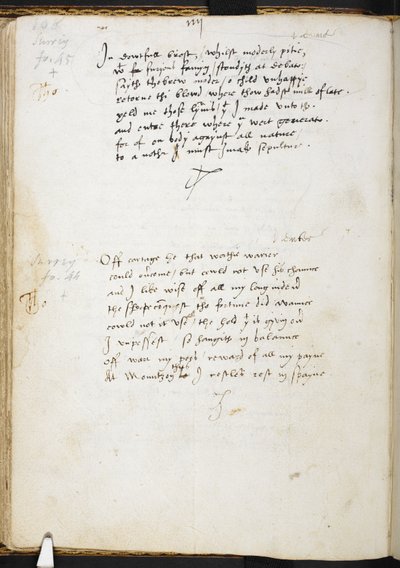 Poesie di Sir Thomas Wyatt da English School