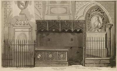 Angolo dei Poeti, Abbazia di Westminster, Londra da English School