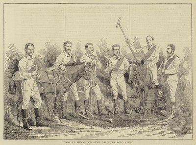 Polo a Munnipoor, il Calcutta Polo Club da English School
