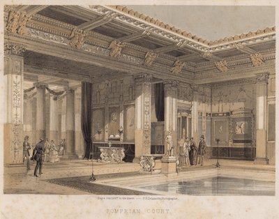 Corte Pompeiana, Crystal Palace, Sydenham da English School