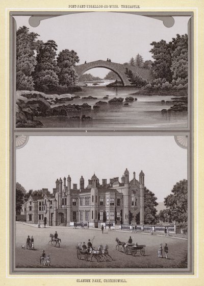 Pont-pant-ysgallog-ar-wysg, Trecastle; Parco Glanusk, Crickhowell da English School