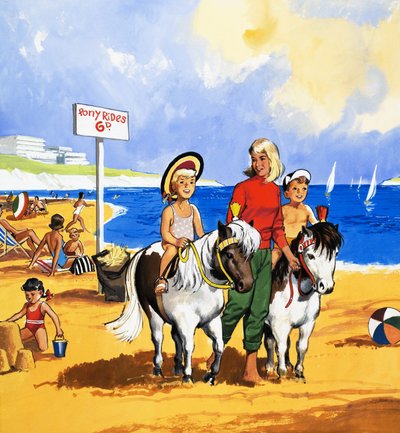 Giri in pony sulla spiaggia da English School