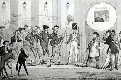 Poveri giardinieri congelati, 1820 da English School
