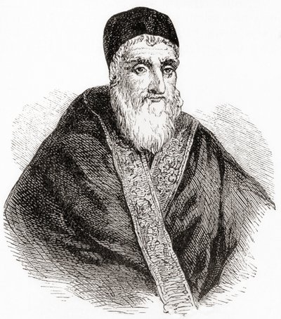 Papa Sisto V o Xystus V, nato Felice Peretti di Montalto, da Ward and Lock