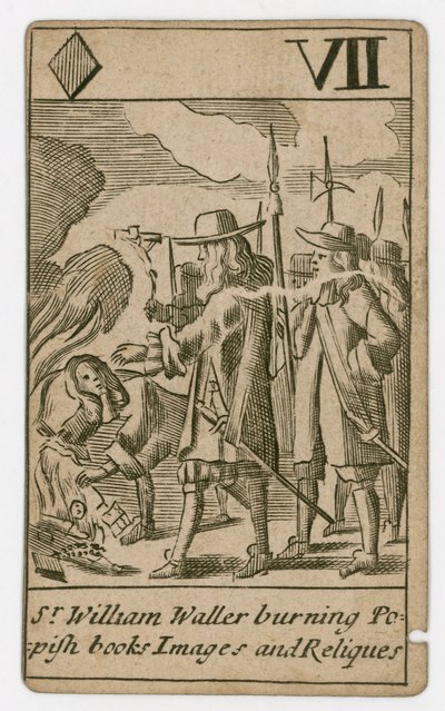 Carta da gioco del complotto papista da English School
