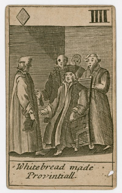 Carta da gioco del complotto papista da English School