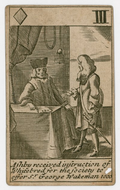 Carta da gioco del complotto papista da English School