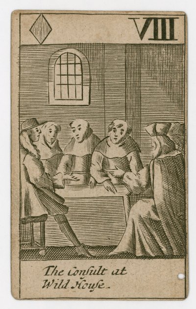 Carta da gioco del complotto papista da English School