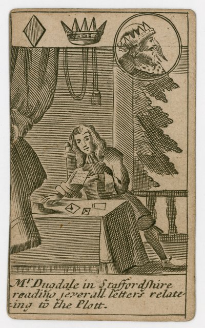 Carta da gioco del complotto papista da English School