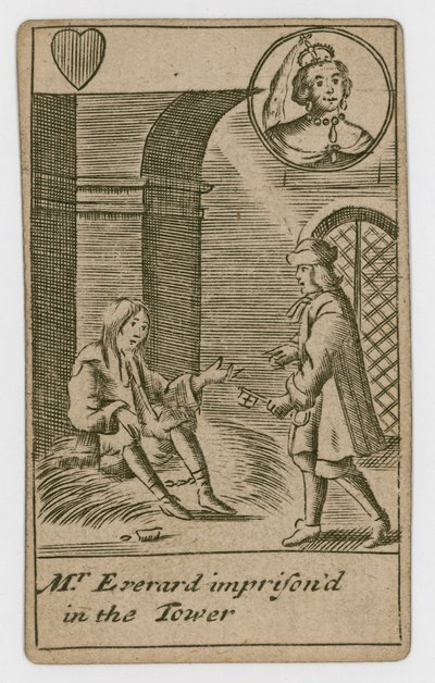 Carta da gioco del complotto papista da English School