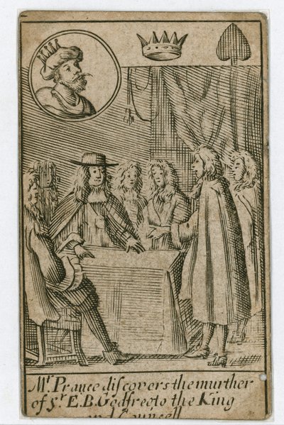 Carta da gioco del complotto papista da English School