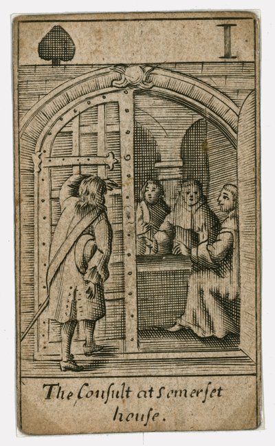 Carta da gioco del complotto papista da English School
