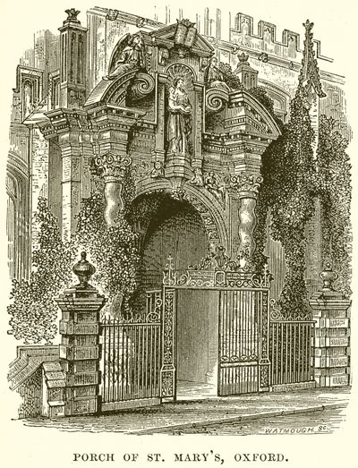 Portico di St. Marys, Oxford da English School