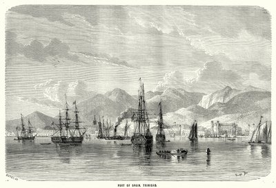 Porto di Spagna. Trinidad (incisione) da English School