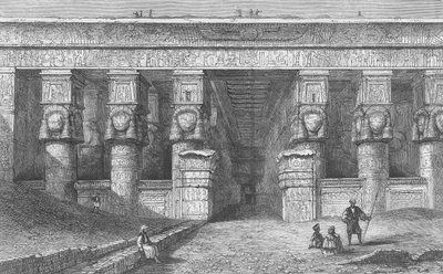 Portico del Tempio di Denderah da English School
