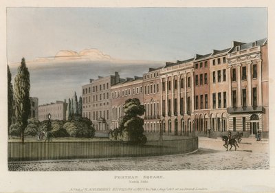 Portman Square, lato nord da English School