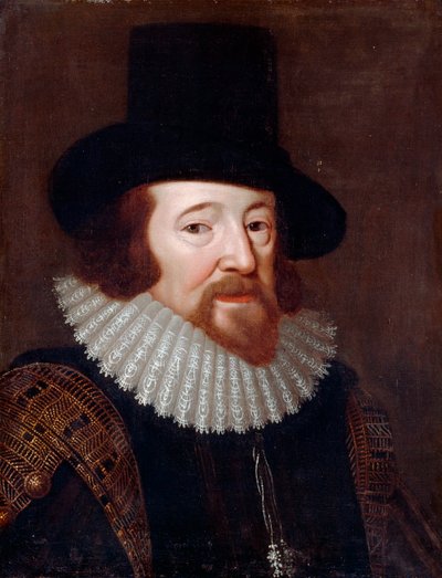 Ritratto di Francis Bacon, uomo di stato e filosofo inglese da English School