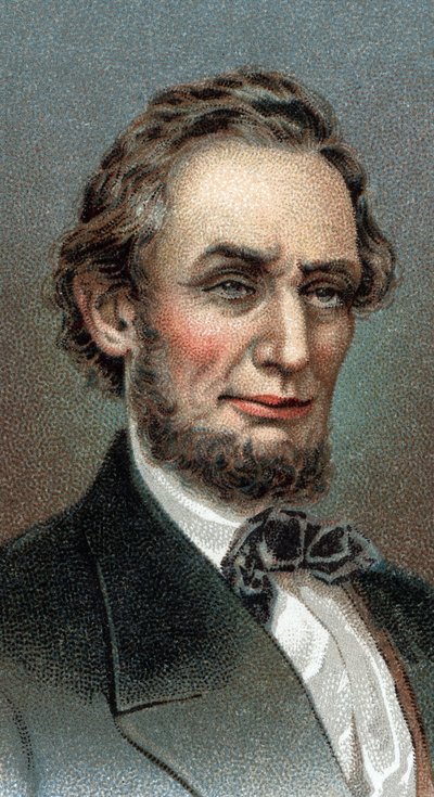 Ritratto di Abraham Lincoln - Ritratto di Abraham Lincoln (1809-1865) 16º Presidente degli Stati Uniti d