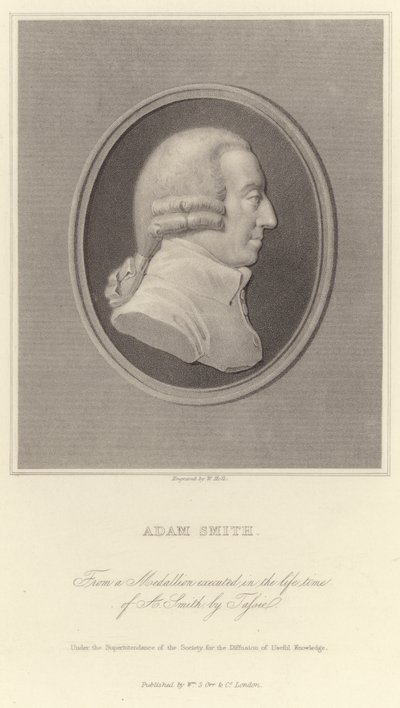 Ritratto di Adam Smith da English School