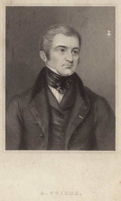 Ritratto di Adolphe Thiers da English School