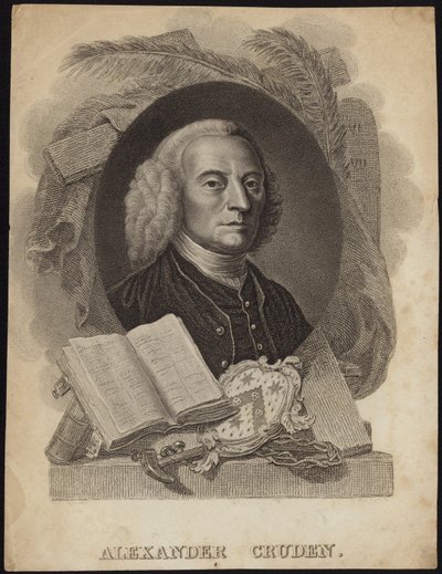 Ritratto di Alexander Cruden da English School