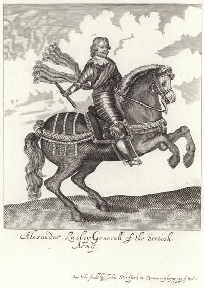 Ritratto di Alexander Leslie, Conte di Leven da English School