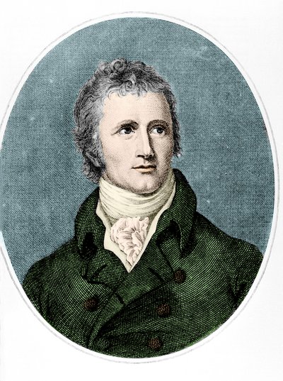 Ritratto di Alexander MacKenzie (incisione colorata) da English School