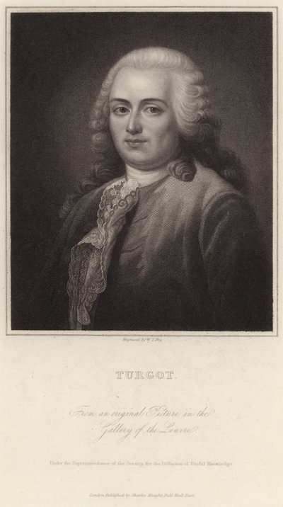 Ritratto di Anne-Robert-Jacques Turgot da English School