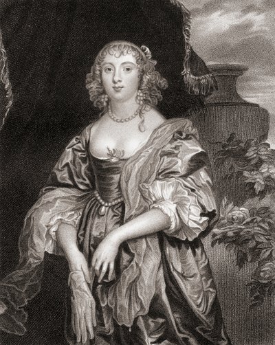 Ritratto di Anne Carre, Contessa di Bedford, da Lodges British Portraits, 1823 da English School
