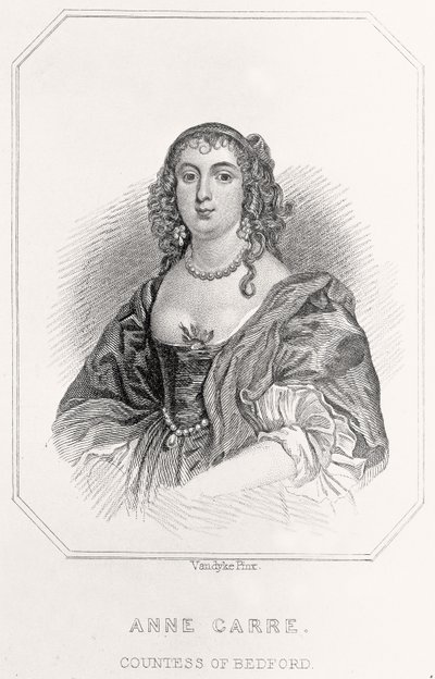 Ritratto di Anne Carre, Contessa di Bedford, 1835 da English School