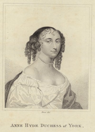Ritratto di Anne Hyde da English School