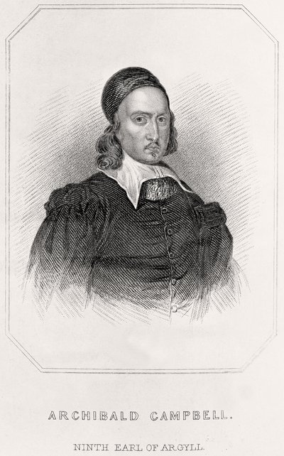 Ritratto di Archibald Campbell, 9° Conte di Argyll da English School
