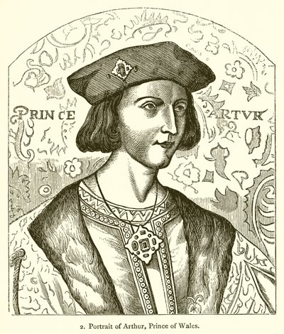 Ritratto di Arturo, Principe di Galles da English School