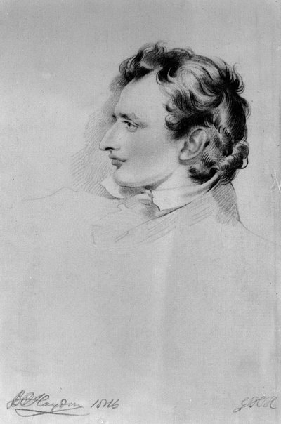 Ritratto di Benjamin Robert Haydon da English School