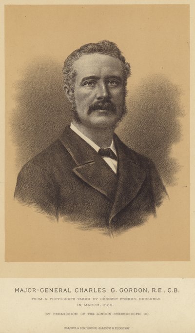Ritratto di Charles George Gordon da English School