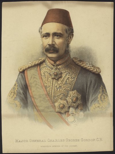 Ritratto di Charles George Gordon da English School