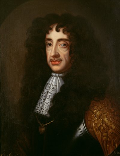 Ritratto di Carlo II (1630-85) da English School