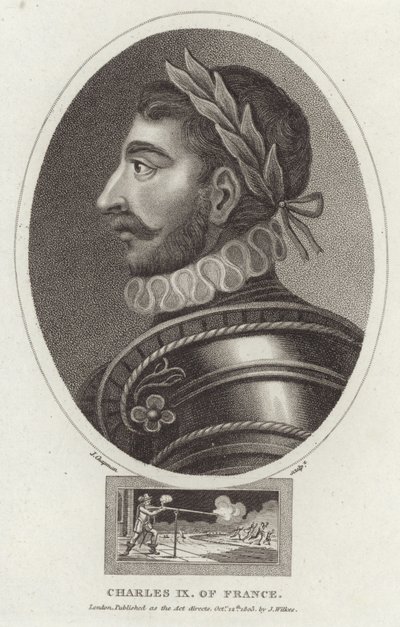 Ritratto di Carlo IX di Francia da English School