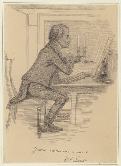 Ritratto di Charles Lamb da English School