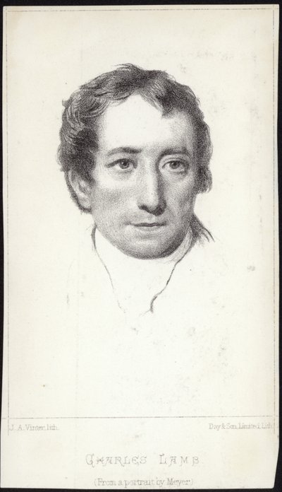Ritratto di Charles Lamb da English School