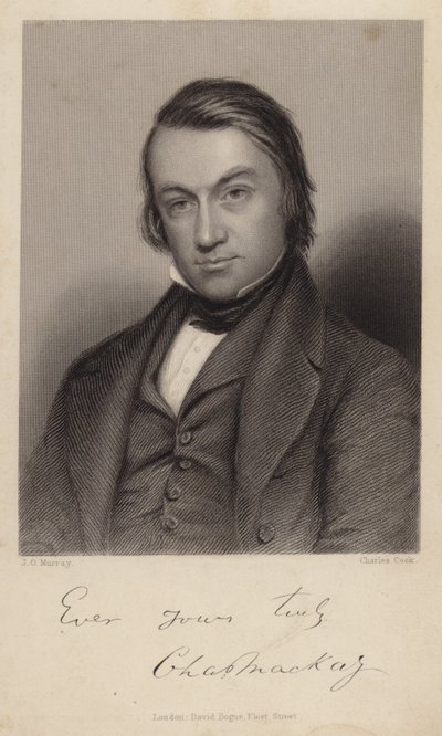 Ritratto di Charles MacKay da English School