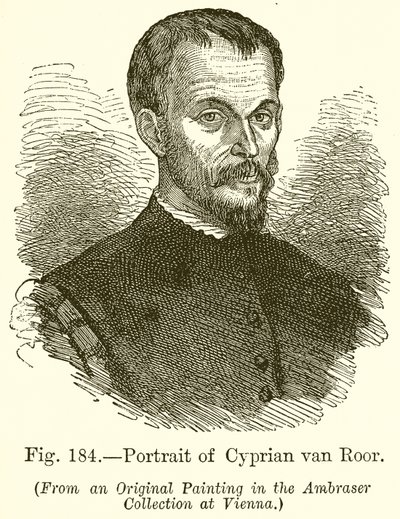 Ritratto di Cyprian Van Roor da English School