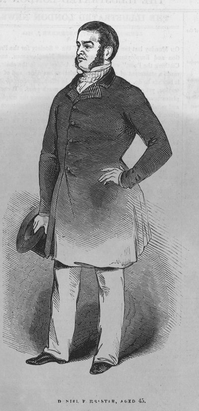 Ritratto di Daniel Forrester da English School