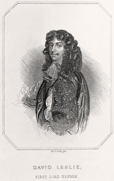 Ritratto di David Leslie, 1° Signore di Newark, 1835 da English School