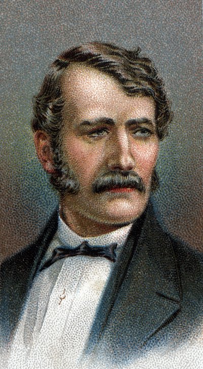 Ritratto di David Livingstone da English School