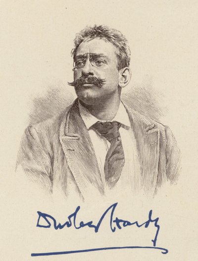 Ritratto di Dudley Hardy, caricaturista da English School